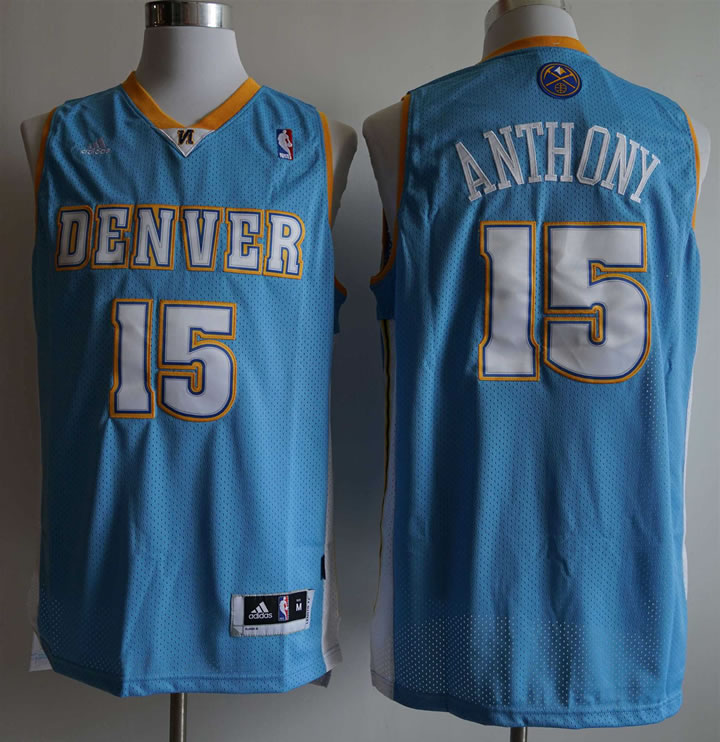 Nuggets 15 Carmelo Anthony Light Blue Adidas Jersey,We sell and wholesale Nuggets 15 Carmelo Anthony Light Blue Adidas Jersey on line form chian!